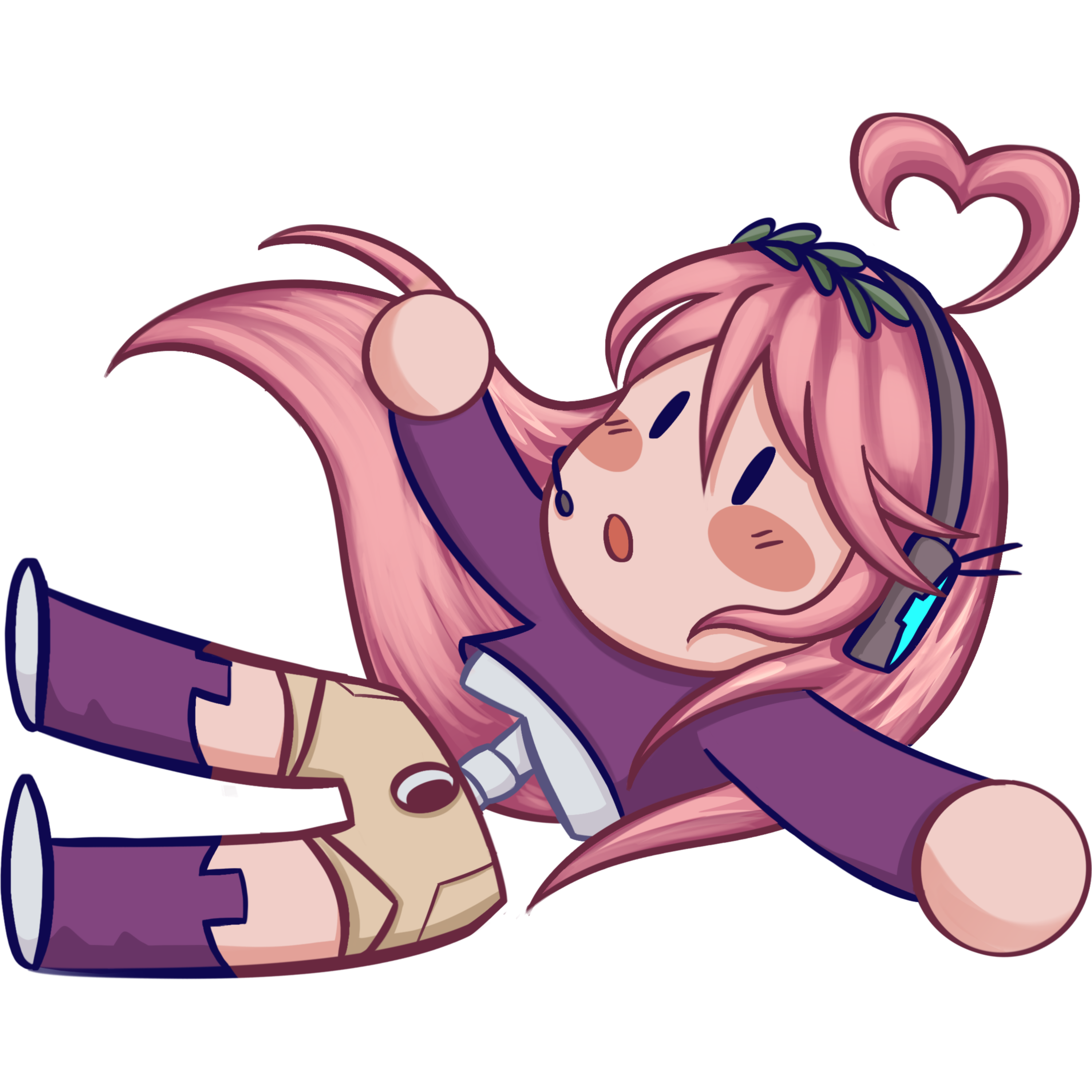 taz falling. art by pug